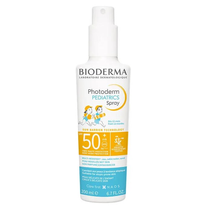 Spray protectie solara pentru copii Photoderm Pediatrics, SPF 50+, 200 ml, Bioderma