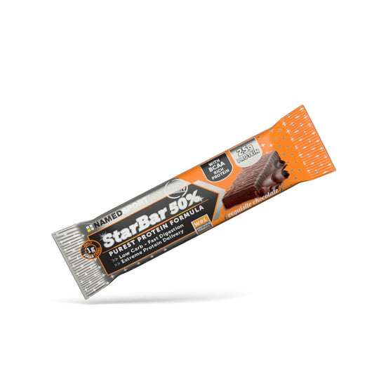 STARBAR 50% PROTEIN> Exquisite Chocolate, 50 gr, Named Sport-