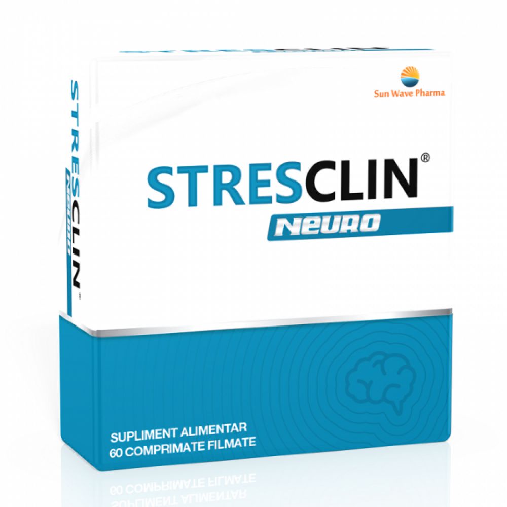 Stresclin Neuro, 60 comprimate, Sun Wave Pharma