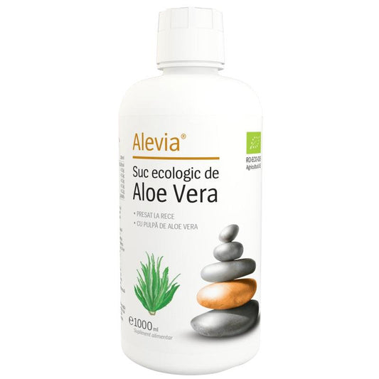 Suc ecologic de Aloe Vera, 1000 ml, Alevia-