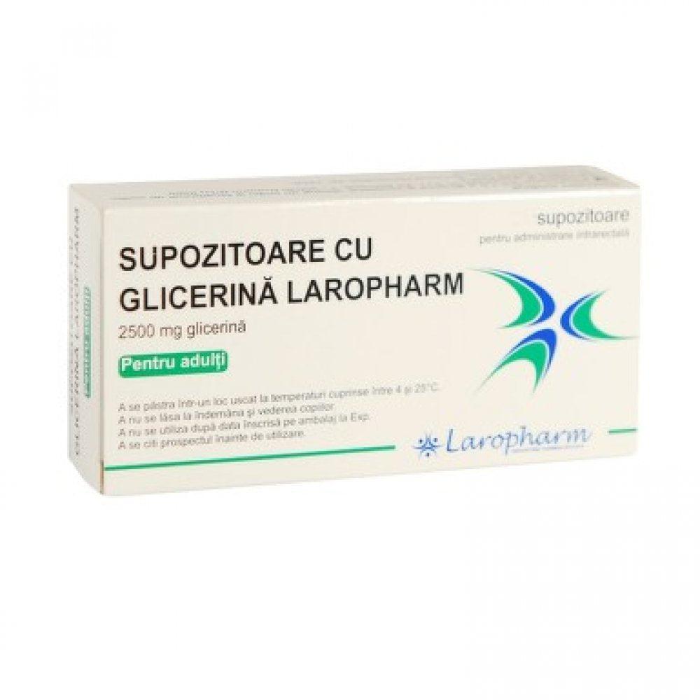 Supozitoare cu glicerina pentru adulti Greenlax, 12 bucati, Laropharm