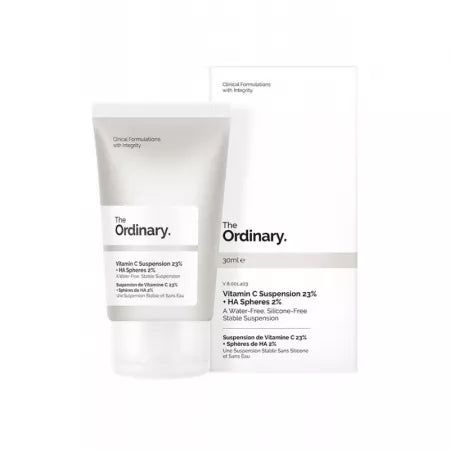 Suspensie cu vitamina C 23% si sfere de Acid Hialuronic 2%, 30 ml, The Ordinary