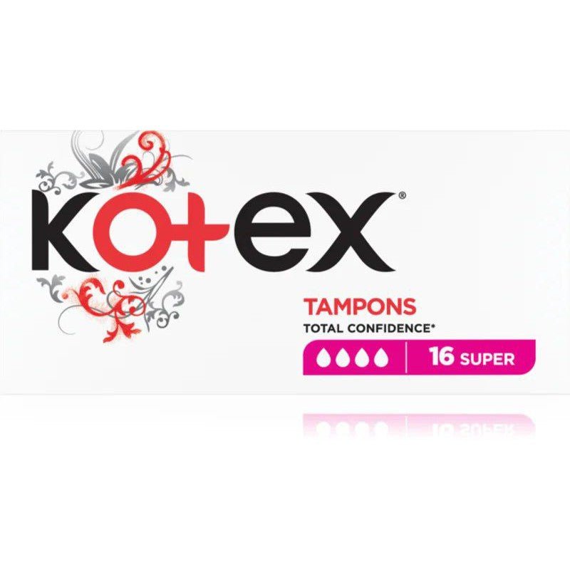 Tampoane interne (Absorbante), 16 bucati, Kotex Super