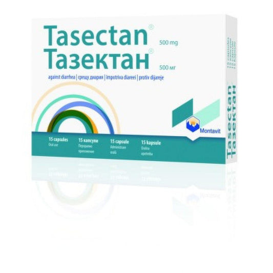 Tasectan 500 mg, antidiareic, 15 capsule, Montavit-