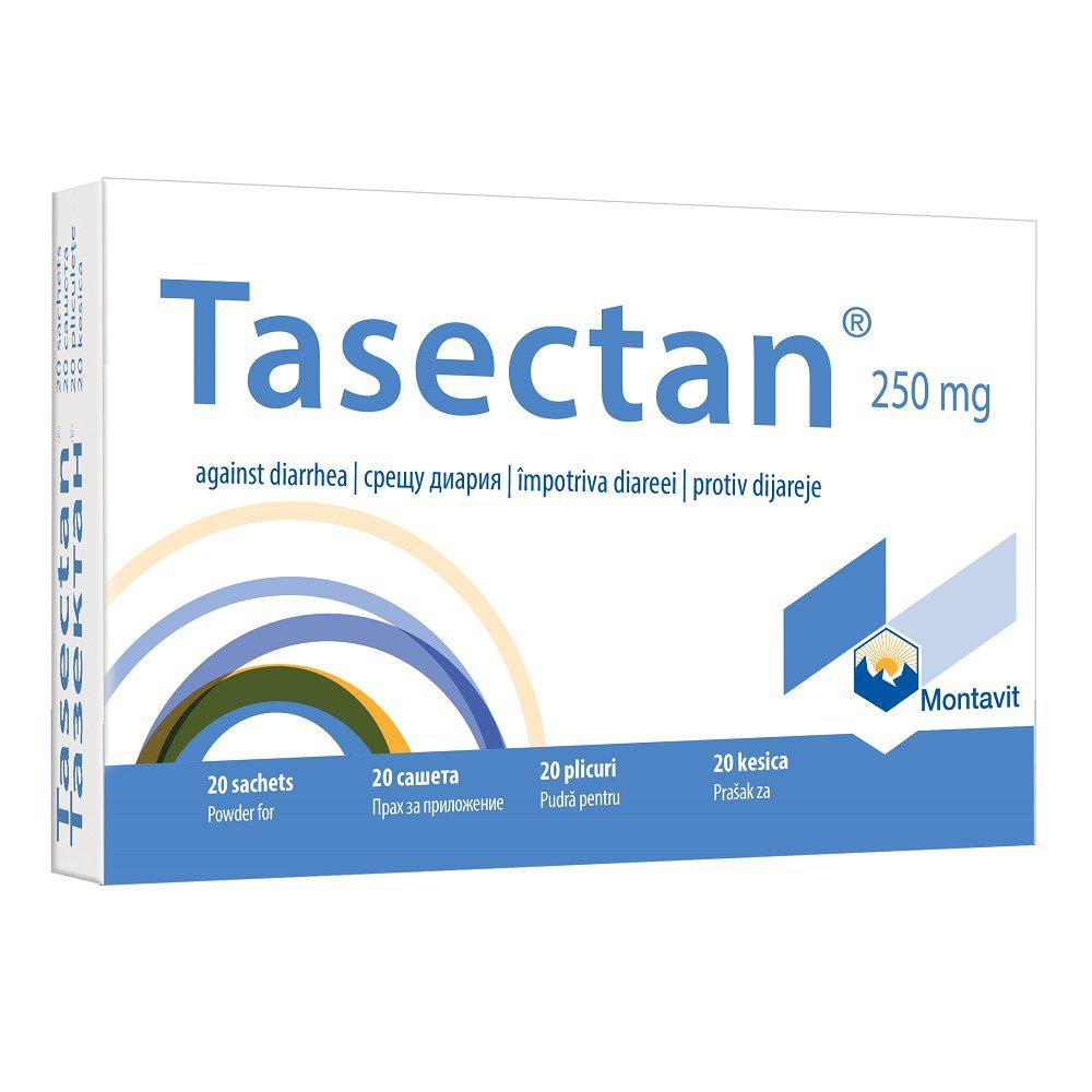 Tasectan, antidiareic pentru copii 250 mg, 20 plicuri, Montavit