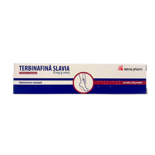 Terbinafina crema, 10 mg/g, 20 g, Slavia - 5944735003125