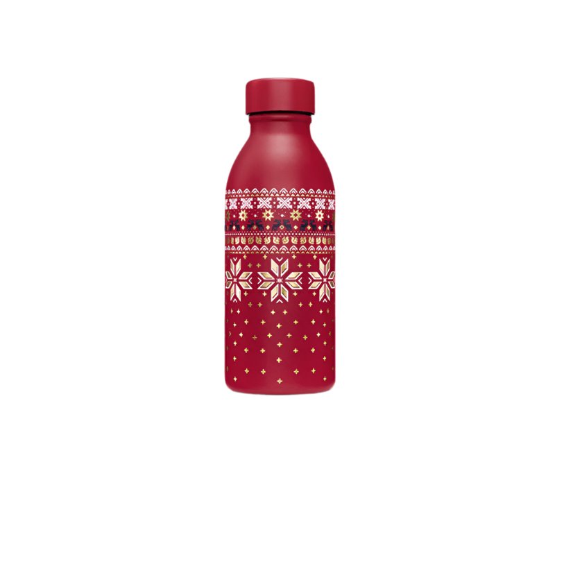 Termos de 490ml cu infuzor, Xmas 2024 Rosu, Kusmi Tea