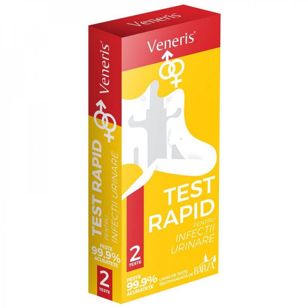 Test rapid de infectii urinare unisex, 2 teste, Veneris