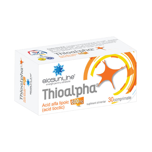 Thioalpha 600 mg, 30 comprimate, Helcor