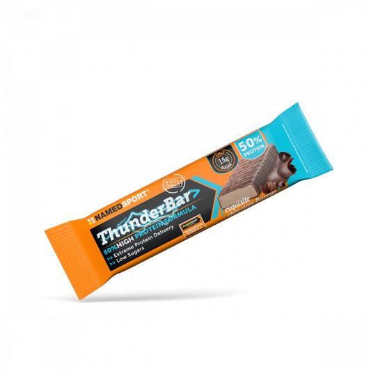 THUNDER BAR> Exquisite Chocolate, 50 gr, Named Sport