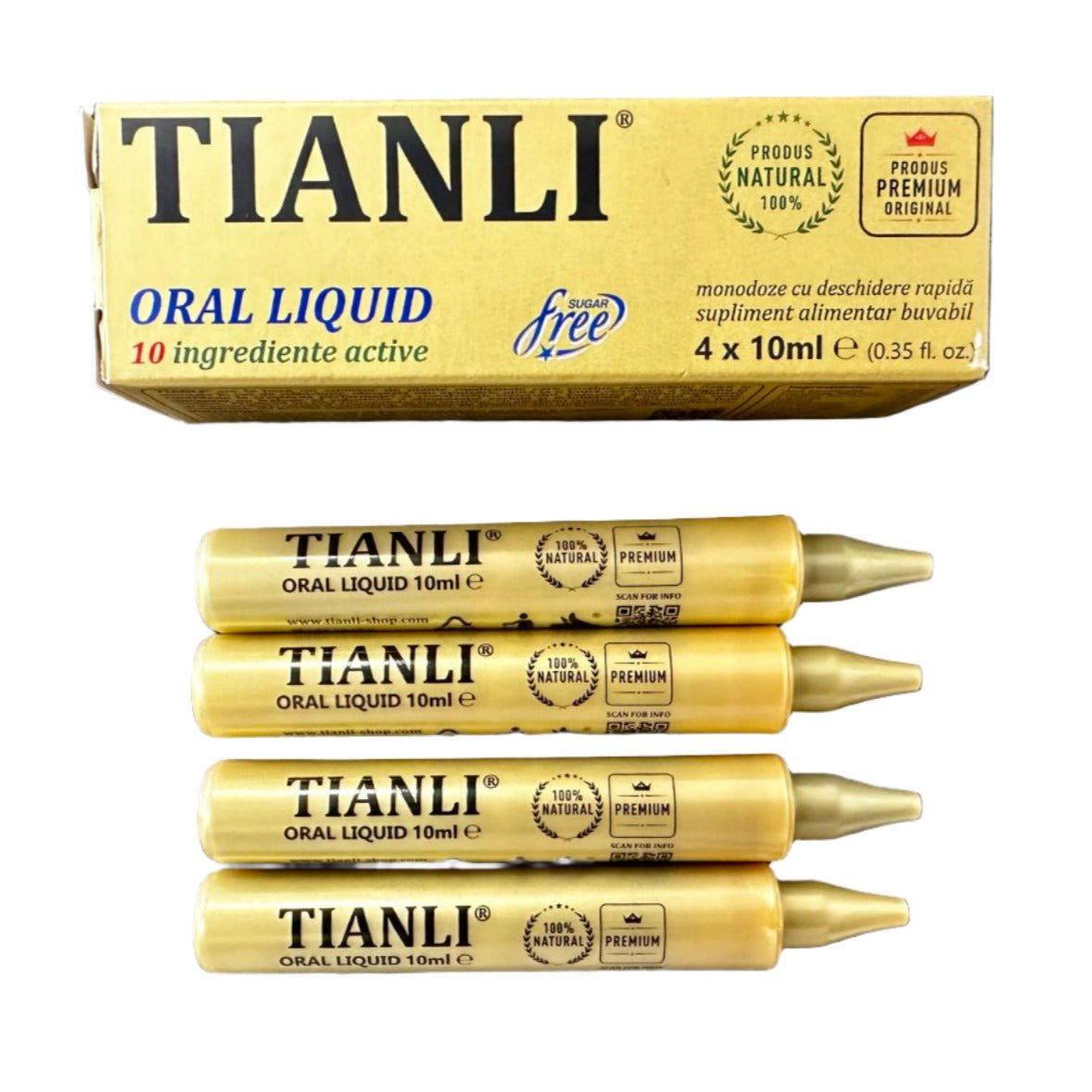 Tianli Oral Liquid, 4 fiole, Energo Vitalis - 5941897300024