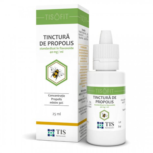 Tinctura de Propolis Tisofit, 25 ml, Tis Farmaceutic-