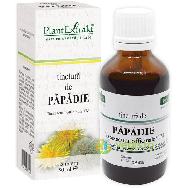 Tinctura Papadie (Taraxacum Officinale), 50 ml, PlantExtrakt