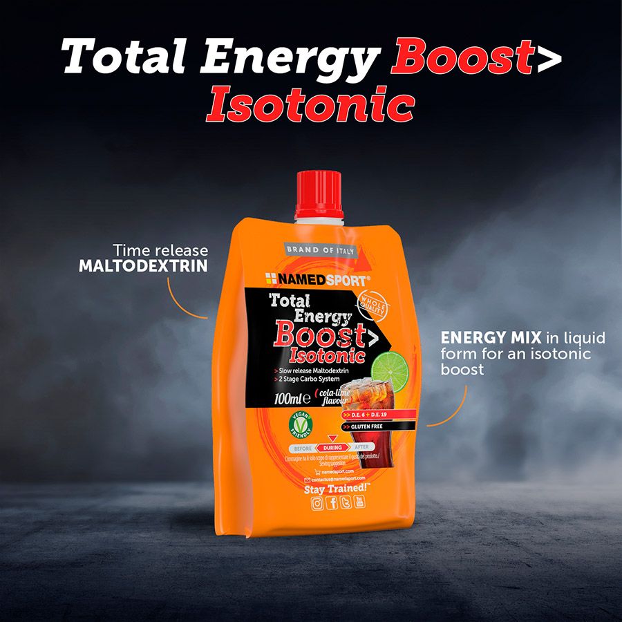 TOTAL ENERGY BOOST> Isotonic Cola-Lime, 100 ml, Named Sport-