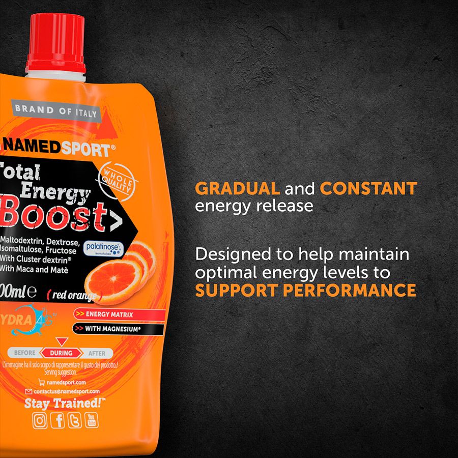 TOTAL ENERGY BOOST> Red Orange, 100 ml, Named Sport-