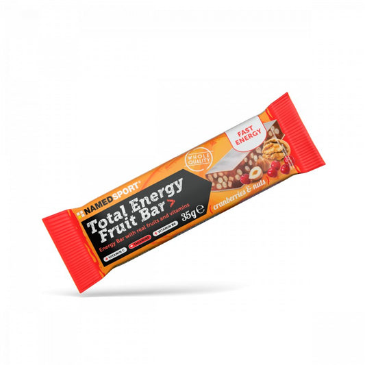 TOTAL ENERGY FRUIT BAR> Cranberry & Nuts, 35 gr, Named Sport-