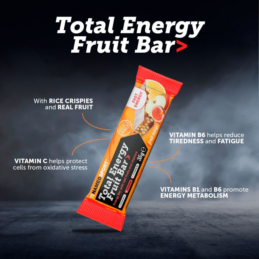 TOTAL ENERGY FRUIT BAR> Fruit Tango, 35 gr, Named Sport