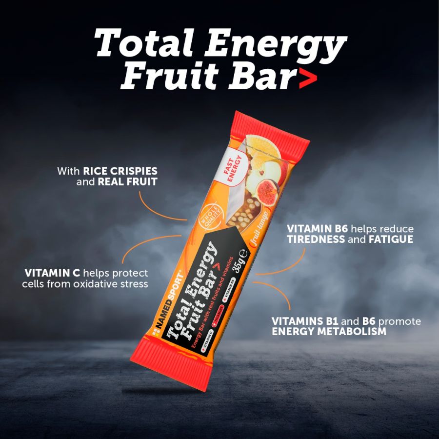 TOTAL ENERGY FRUIT BAR> Fruit Tango, 35 gr, Named Sport-