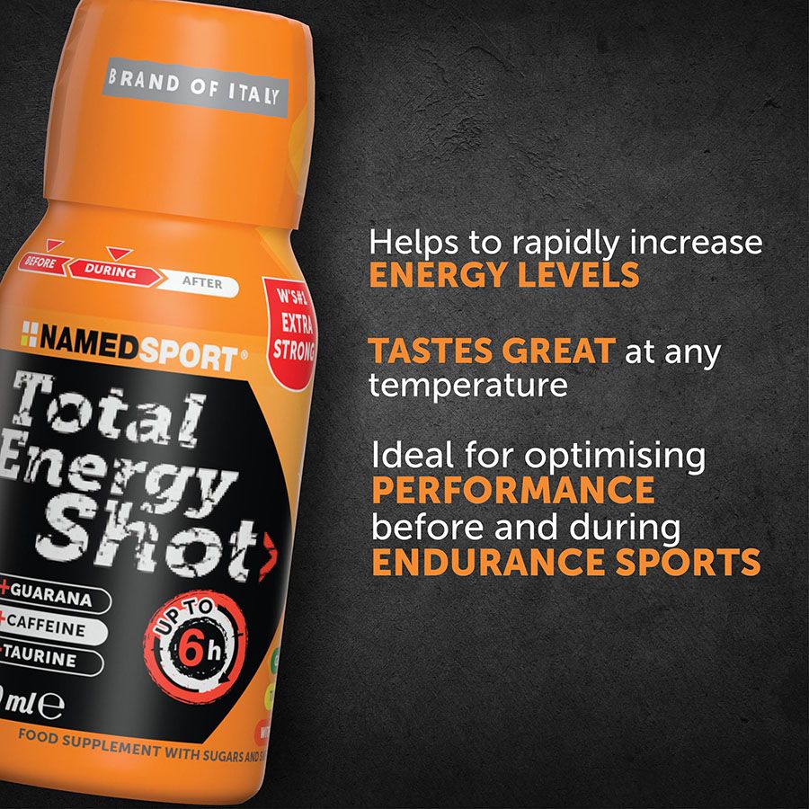 TOTAL ENERGY SHOT> Orange, 60 ml, Named Sport-