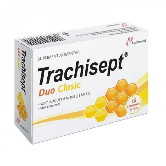 Trachisept Duo Clasic, 16 comprimate, Labormed-