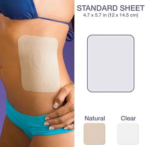 Tratament Reutilizabil pentru Cicatrici – Plasture Epi-Derm Standard Sheet 12x14.5 cm, Eficient și Durabil, Biodermis