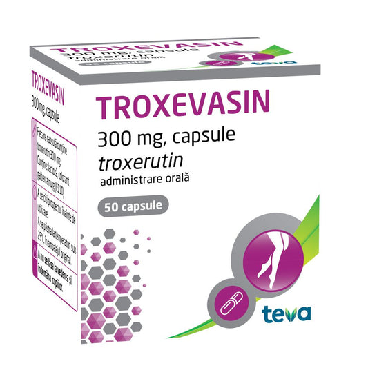 Troxevasin, 300 mg, 50 capsule, Actavis - 5947680310805