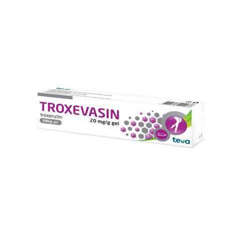 Troxevasin gel, 20 mg/g, 100 g, Teva Pharmaceuticals-