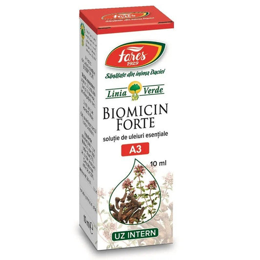 Ulei Biomicin Forte, A3, 10 ml, Fares