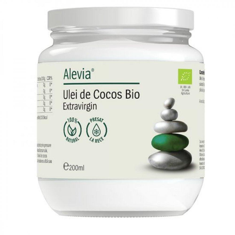 Ulei de cocos ecologic extravirgin, 200 ml, Alevia