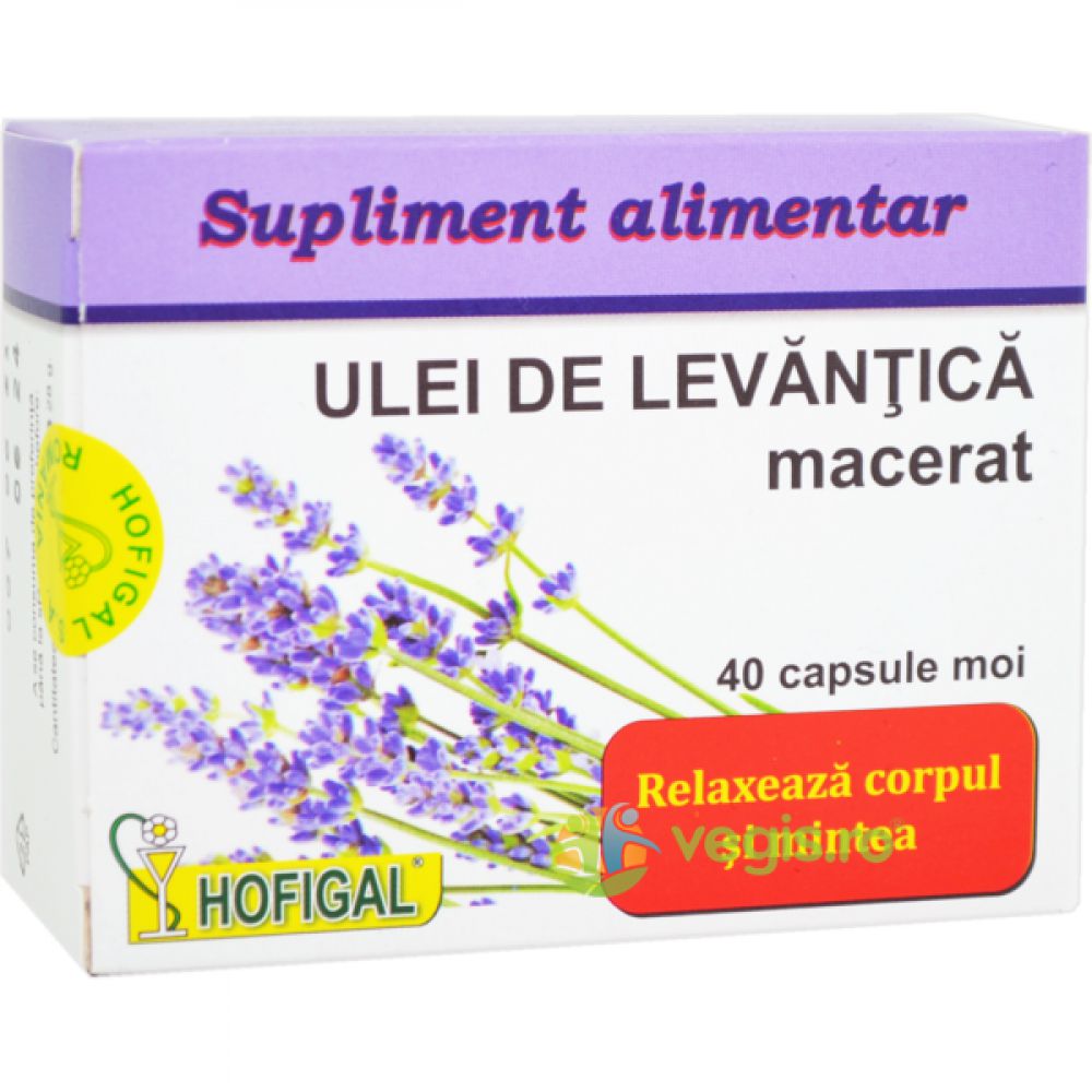 Ulei de Levantica, 40 capsule, Hofigal-