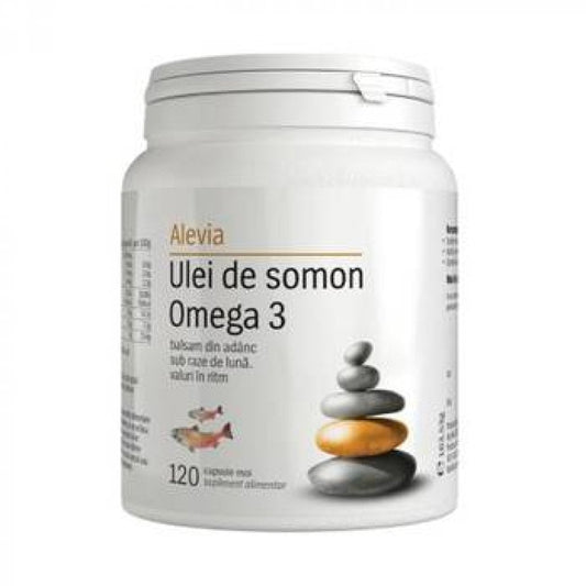 Ulei de somon Omega 3, 60 capsule, Alevia