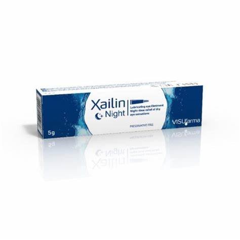 Unguent oftalmic lubrifiant Xailin Night, 5 g, Visufarma - 5060361081884