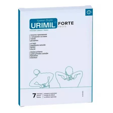 Urimil Forte neuro plasturi, 7 bucati, Naturpharma-