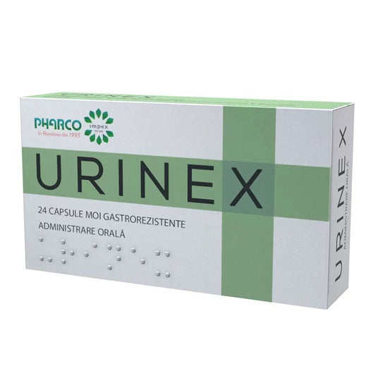 Urinex, 24 capsule moi gastrorezistente, Pharco-