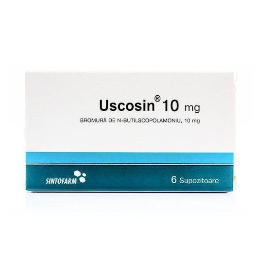 Uscosin, 6 supozitoare, Sintofarm-