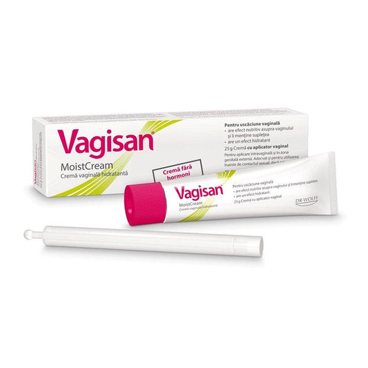 Vagisan crema hidratanta vaginala, 25 gr, Dr. Wolf