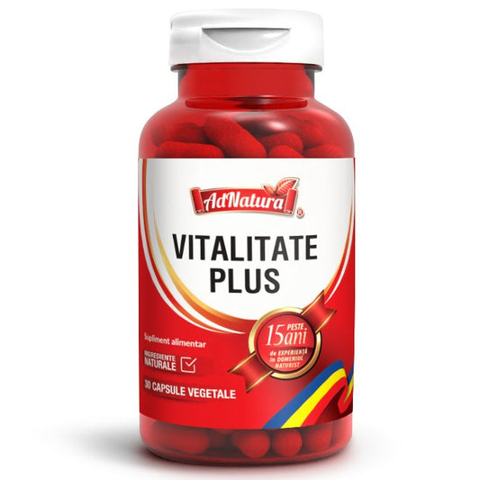 Vitalitate Plus, 30 capsule, AdNatura-
