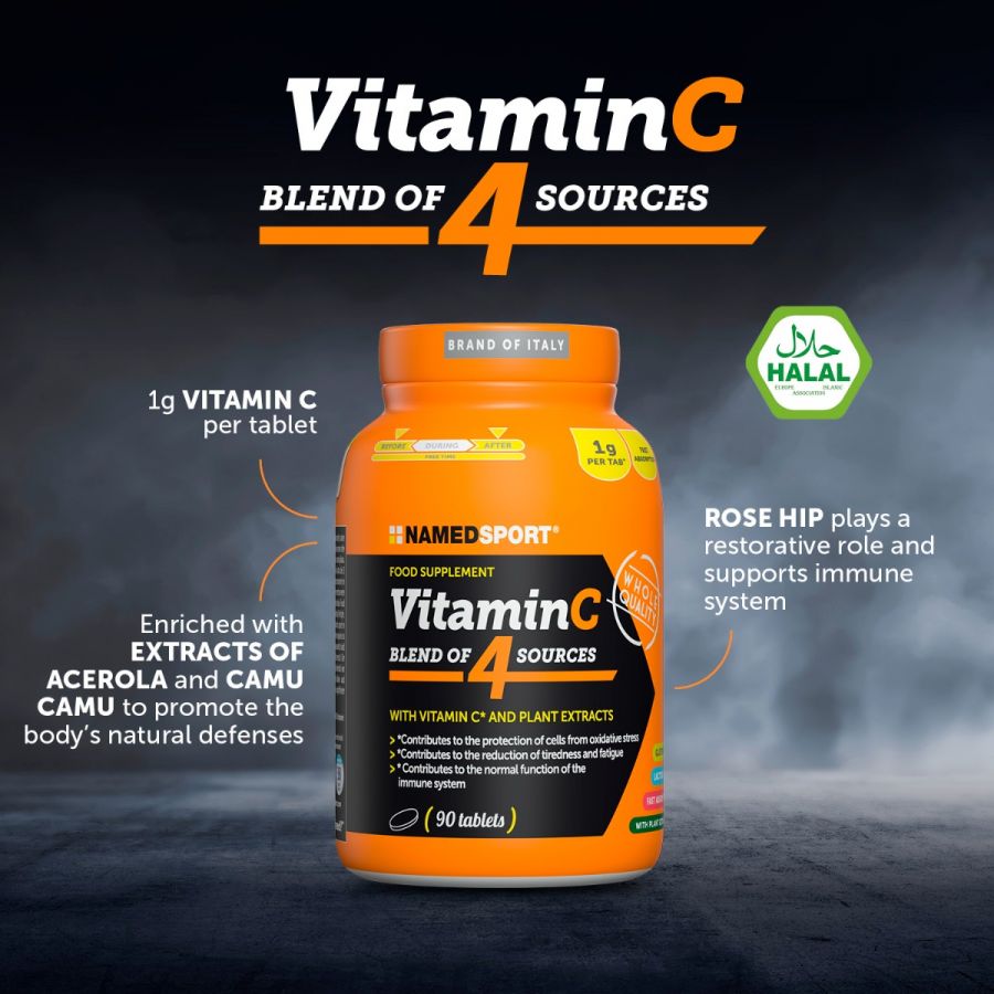 VITAMIN C 4Natural Blend>, 90 comprimate, Named Sport