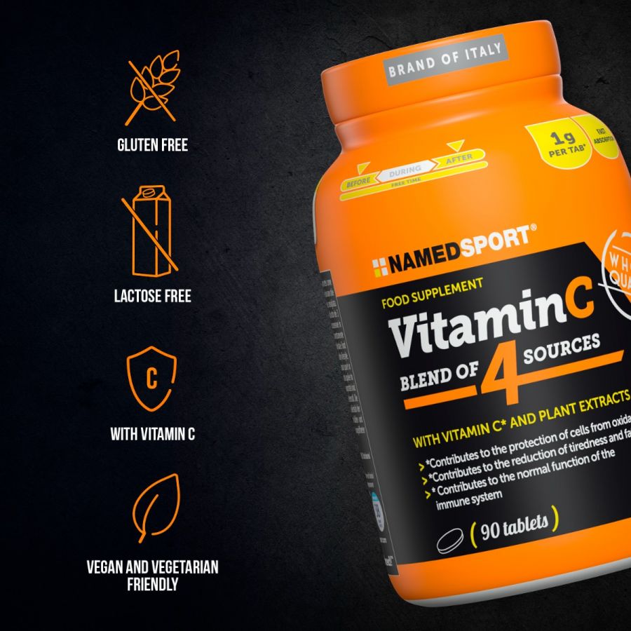 VITAMIN C 4Natural Blend>, 90 comprimate, Named Sport