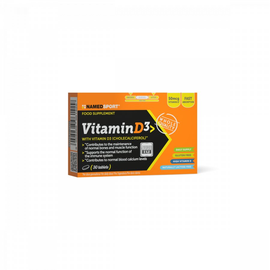 Vitamin D3>, 30 comprimate, Named Sport