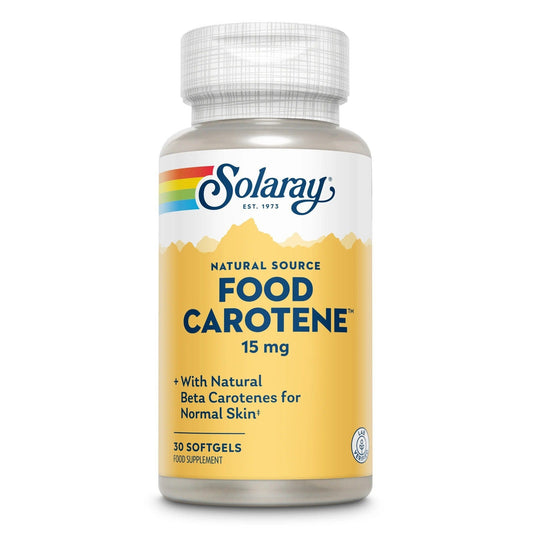 Vitamina A (Food Carotene), 25000UI, 30 capsule, Solaray