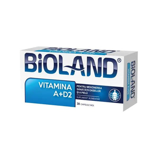 Vitamina A+D2 Bioland, 30 capsule, Biofarm-