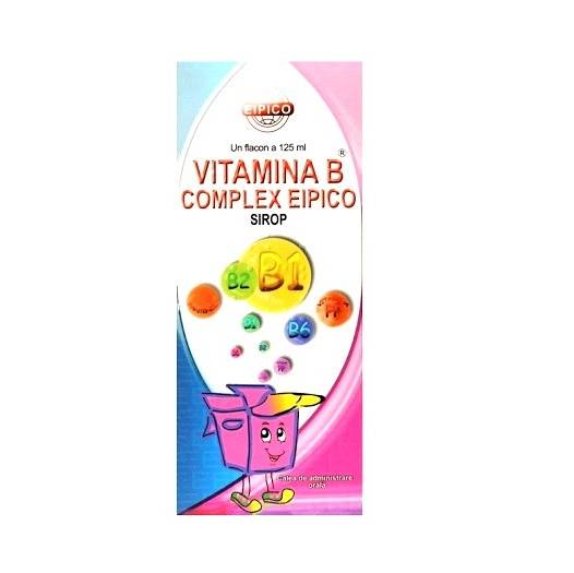 Vitamina B complex sirop, 125 ml, Eipico Med-