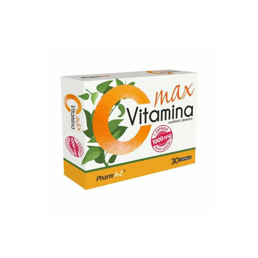 Vitamina C Max 1000mg, 30 capsule, PharmA - Z - 5944761000358