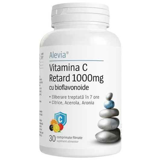 Vitamina C Retard 1000 mg, 30 comprimate filmate, Alevia