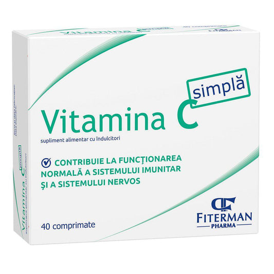 Vitamina C simpla 180 mg, 40 comprimate de supt, Fiterman-