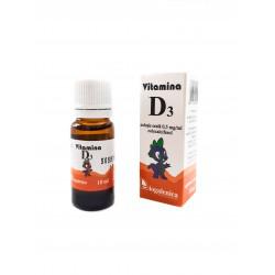 Vitamina D3, solutie orala, 10 ml, Biogalenica-