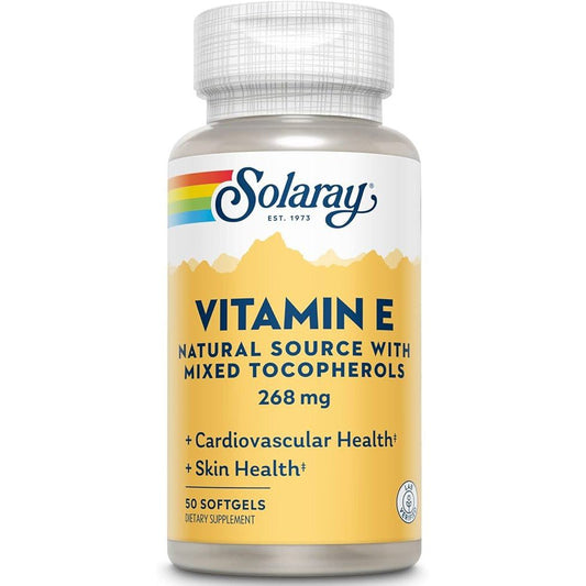 Vitamina E 400UI Solaray, 50 capsule, Secom