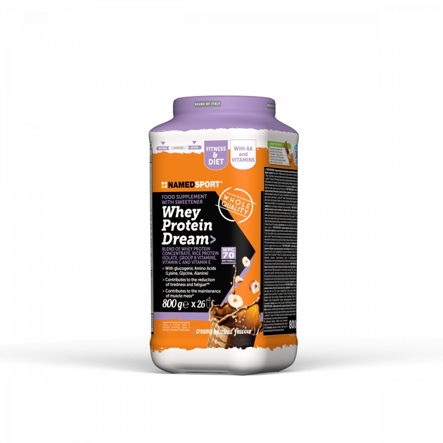 WHEY PROTEIN DREAM> Creamy Hazelnut, 800 gr, Named Sport