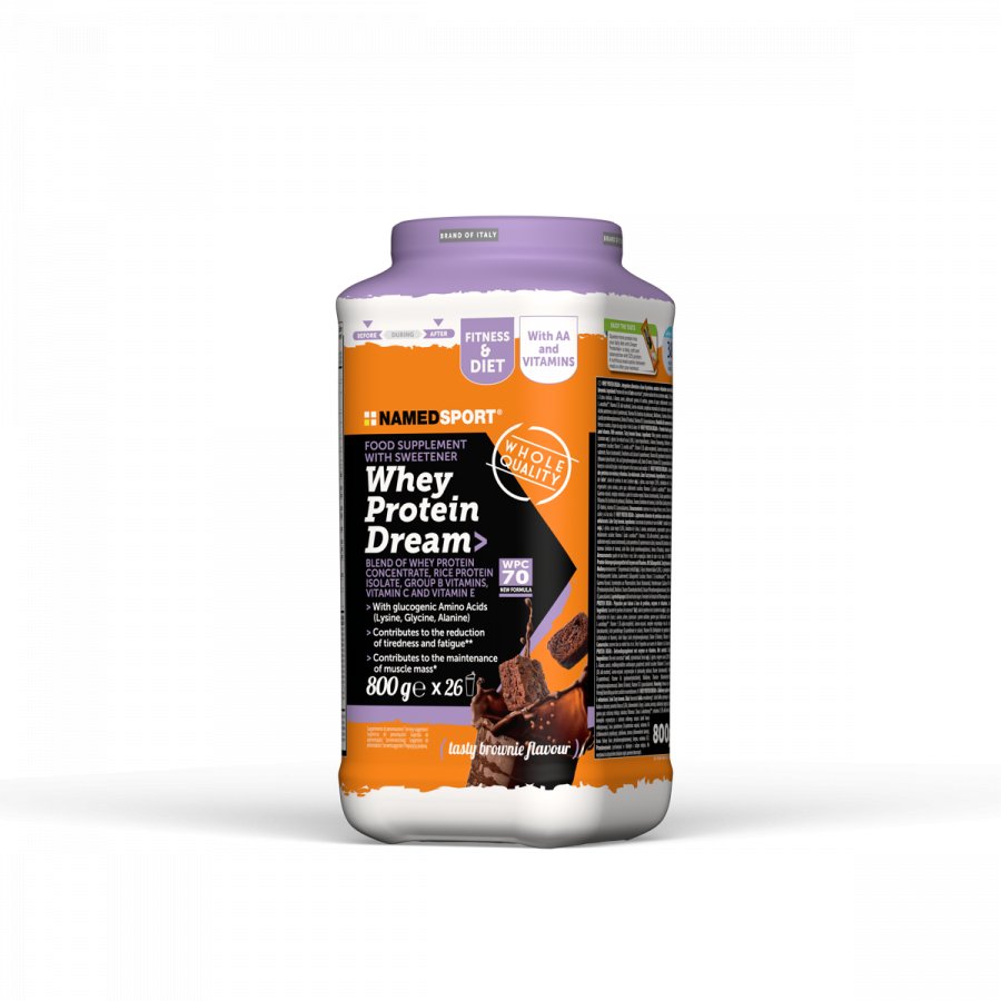 WHEY PROTEIN DREAM> Tasty Brownie, 800 gr, Named Sport